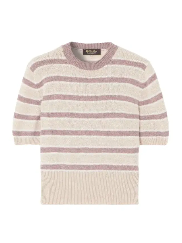 Fobello Striped Cashmere Sweater