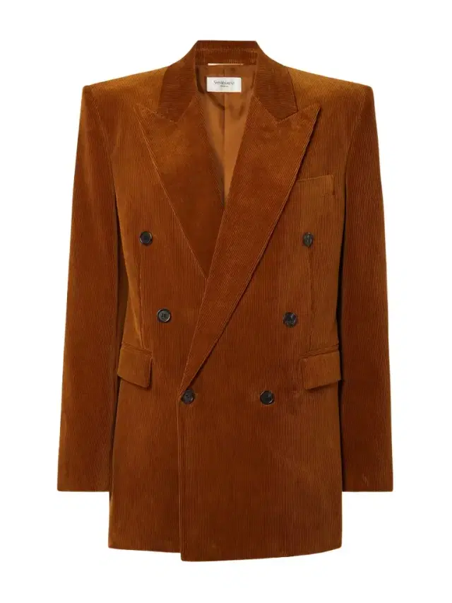 Double-breasted Cotton-corduroy Blazer