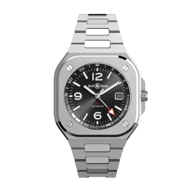Bell & Ross BR 05 GMT Stainless Steel Automatic Men's Watch by The Solist Bell & Ross BR 05 GMT Stainless Steel Automatic Men's Watch by The Solist