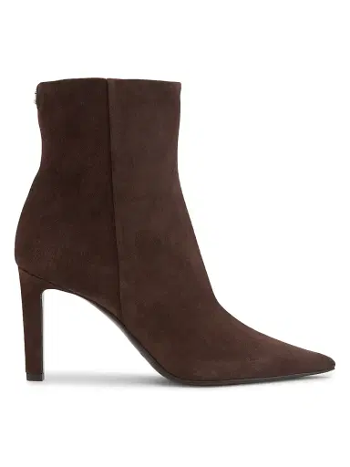 Jimmy Choo Women's Frankie 85MM Velvet Suede Booties - Chocolate | Thumbnail 1 Jimmy Choo Women's Frankie 85MM Velvet Suede Booties - Chocolate | Thumbnail 1