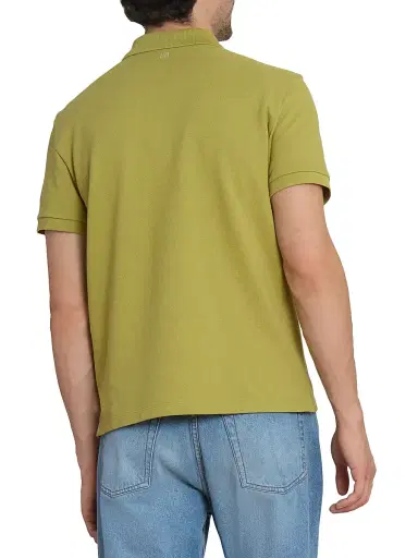 AMI Paris Men's ADC Logo Polo Shirt - Matcha | Thumbnail 5