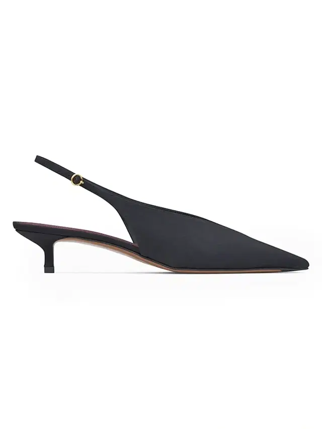 Neous Women's Diske 40MM Crêpe de Chine Point-Toe Slingback Pumps - Black