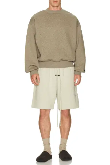 Fear of God ESSENTIALS Classic Fit Fleece Crewneck | Thumbnail 2