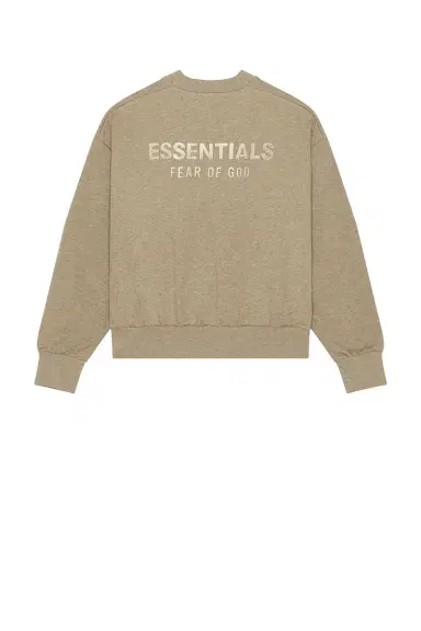 Fear of God ESSENTIALS Classic Fit Fleece Crewneck | Thumbnail 3