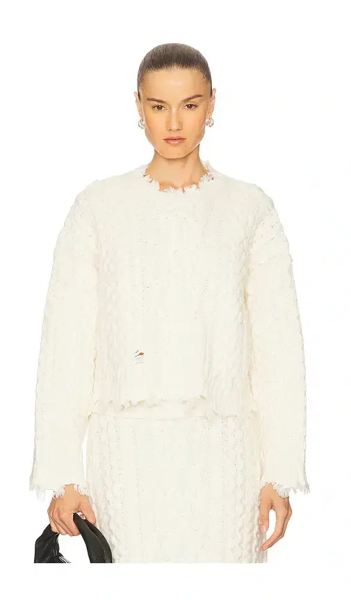 SIMKHAI Feliz Cropped Sweater