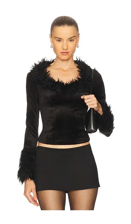 Versace Jeans Couture Velvet Top