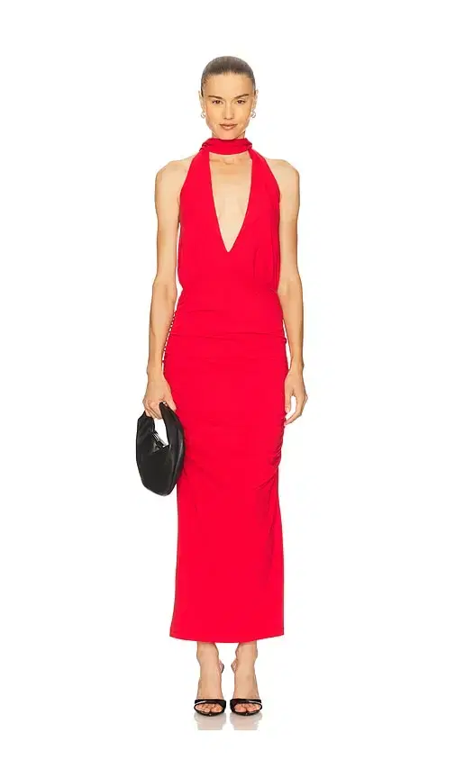 Rowen Rose Plunge Maxi Dress