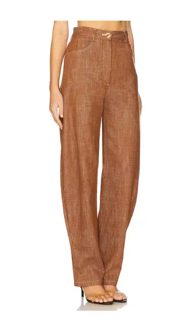 Matthew Bruch High-Waist Barrel Wide Leg | Thumbnail 2
