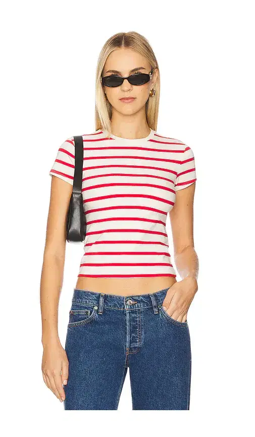 Good American Super Stretch Baby Tee