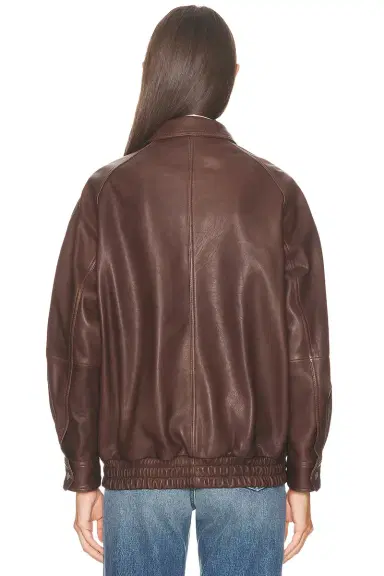 Nour Hammour Ariste Fluid Leather Jacket | Thumbnail 4 Nour Hammour Ariste Fluid Leather Jacket | Thumbnail 4