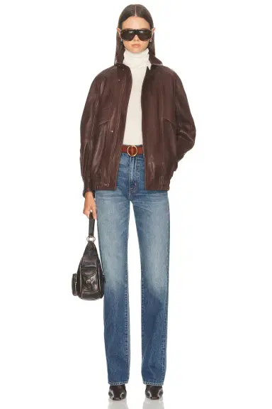 Nour Hammour Ariste Fluid Leather Jacket | Thumbnail 5 Nour Hammour Ariste Fluid Leather Jacket | Thumbnail 5
