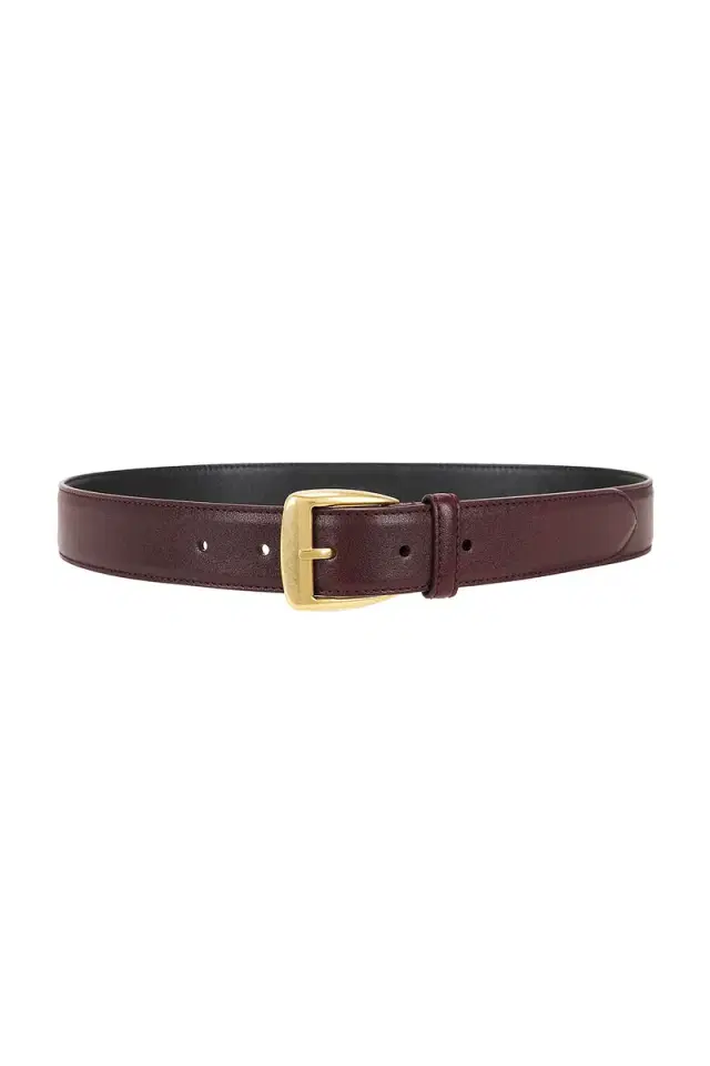Saint Laurent Textured Leather Belt