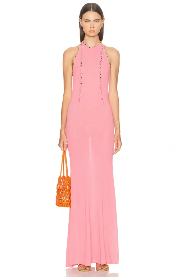 Christopher Esber Beach Quartz Halter Dress
