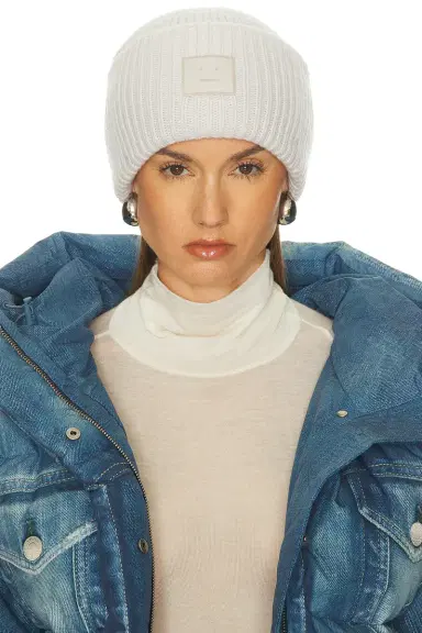 Acne Studios Pansy Face Beanie | Thumbnail 2 Acne Studios Pansy Face Beanie | Thumbnail 2