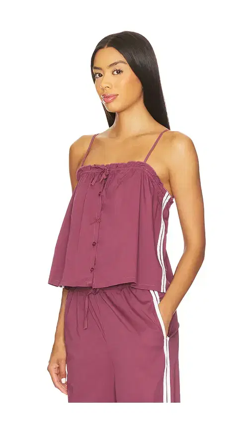WeWoreWhat Button Up Boxy Tank
