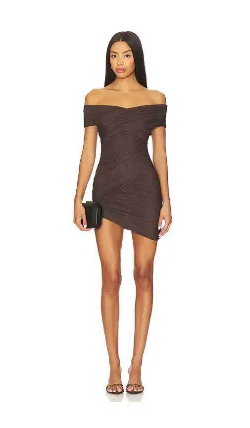 SEROYA Deniz Mesh Mini Dress
