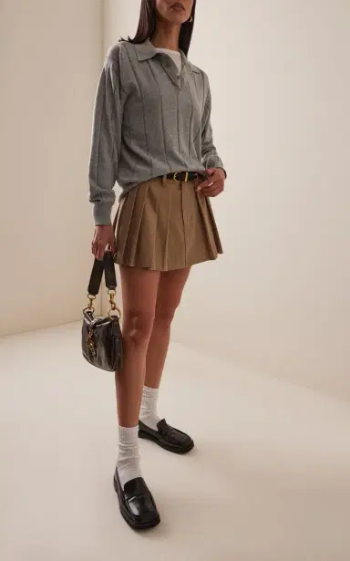 Citizens of Humanity Pleated Mini Skirt | Thumbnail 3