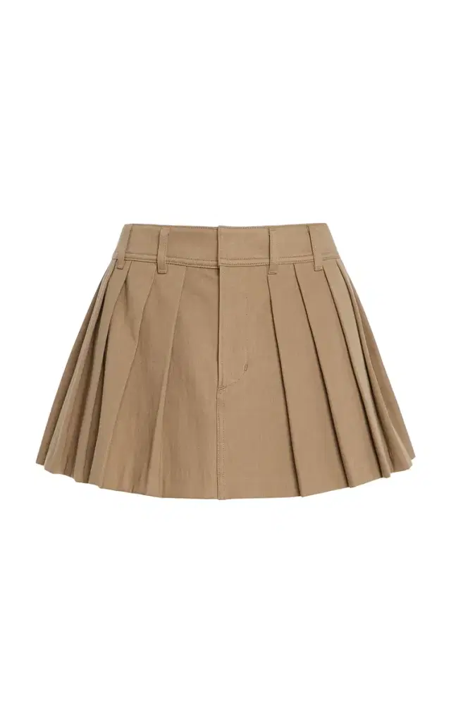 Pleated Mini Skirt