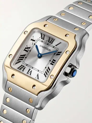 Cartier Santos De Stainless Steel And 18-karat Gold Watch | Thumbnail 3 Cartier Santos De Stainless Steel And 18-karat Gold Watch | Thumbnail 3