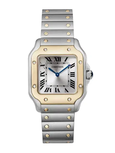 Cartier Santos De Stainless Steel And 18-karat Gold Watch | Thumbnail 1 Cartier Santos De Stainless Steel And 18-karat Gold Watch | Thumbnail 1