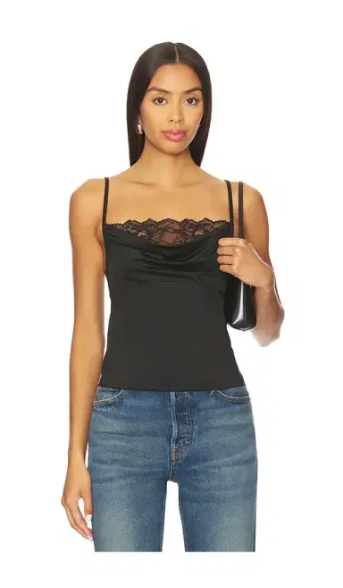 Free People x Intimately FP Sophie Cami In Black | Thumbnail 1