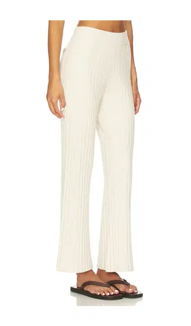 LUNYA Cozy Cotton Silk Ribbed Pant | Thumbnail 2