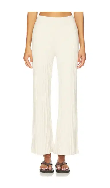 LUNYA Cozy Cotton Silk Ribbed Pant | Thumbnail 1