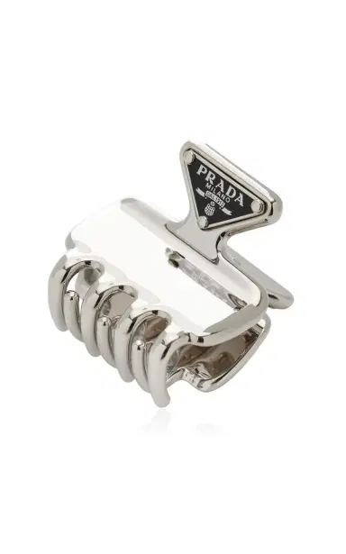 Prada Silver-Tone Hair Clip | Thumbnail 3