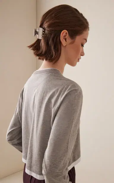 Prada Silver-Tone Hair Clip | Thumbnail 4