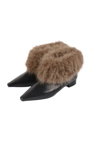 SALONDEJU Shearling-Lined Leather Ankle Boots | Thumbnail 20