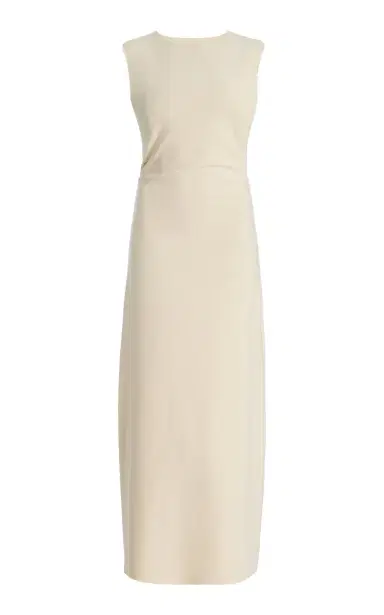 BIRROT Exclusive Lay2 Drape Crepe Dress | Thumbnail 6