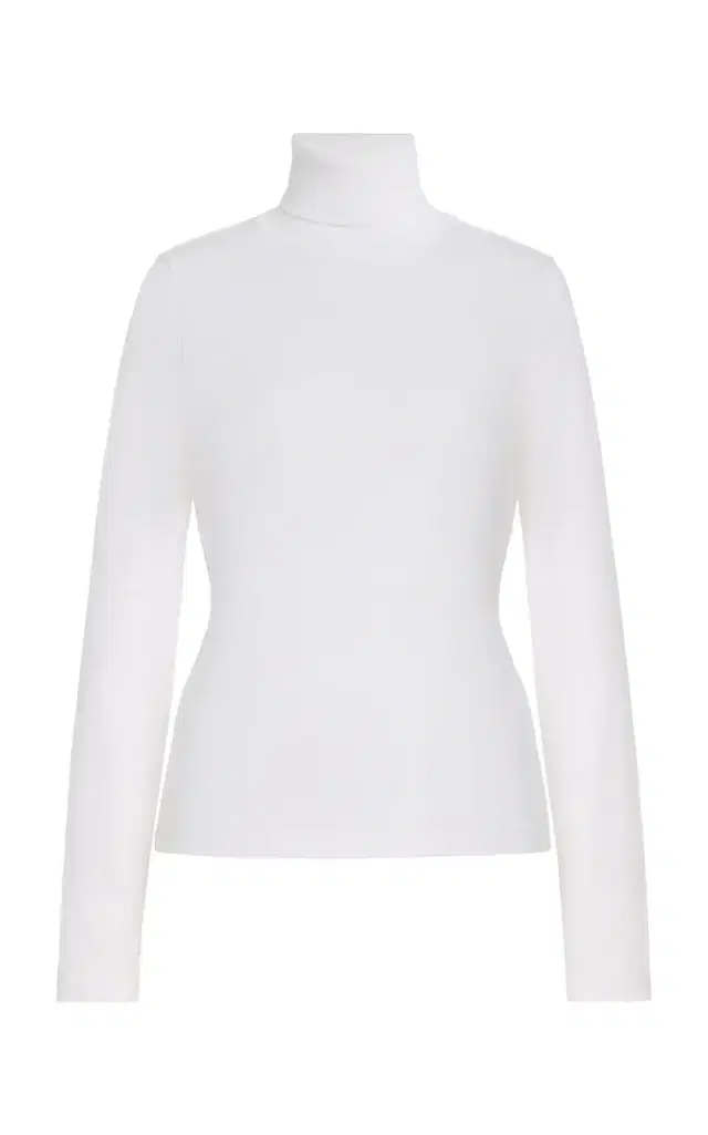 Dinah Cotton Turtleneck Top