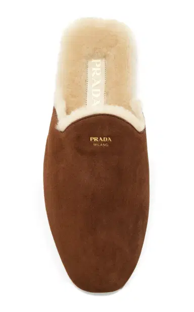 Prada Shearling Slippers | Thumbnail 4 Prada Shearling Slippers | Thumbnail 4