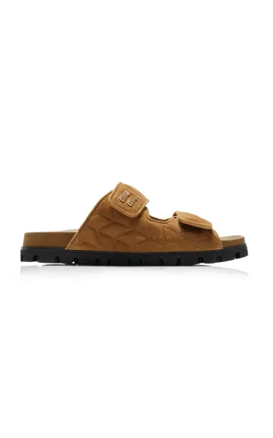 Miu Miu Suede Sandals | Thumbnail 1