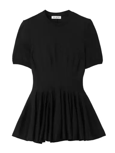 Alaïa Wool Peplum Top | Thumbnail 1