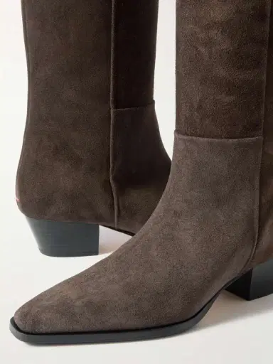 aeyde Medea 40 Suede Knee Boots | Thumbnail 4