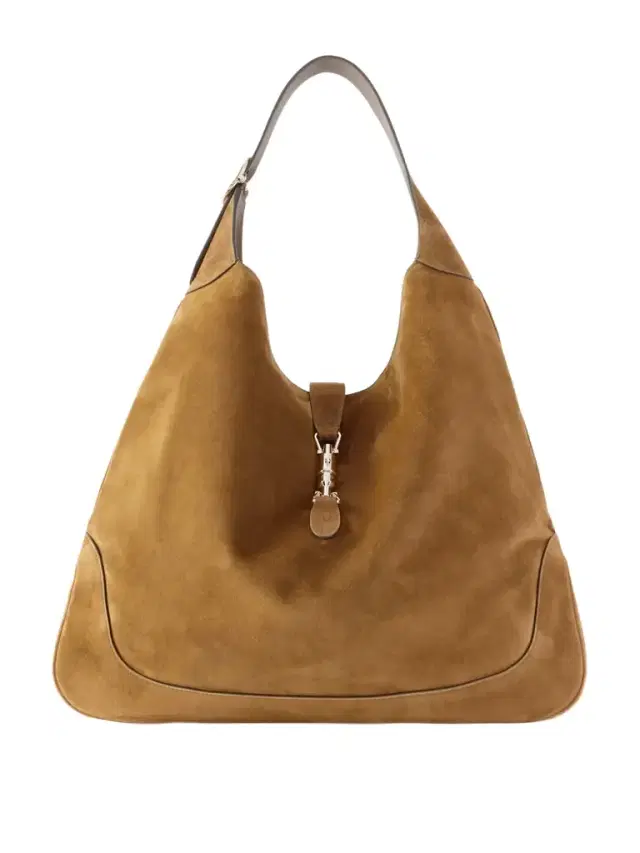 Jackie Giorno Leather-trimmed Suede Tote Bag