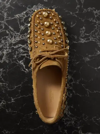 Valentino Garavani Fastaway Embellished Suede Loafers | Thumbnail 5 Valentino Garavani Fastaway Embellished Suede Loafers | Thumbnail 5