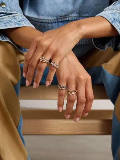 Spinelli Kilcollin Tigris 18-karat Gold, Sterling Silver And Sapphire Ring | Thumbnail 5 Spinelli Kilcollin Tigris 18-karat Gold, Sterling Silver And Sapphire Ring | Thumbnail 5