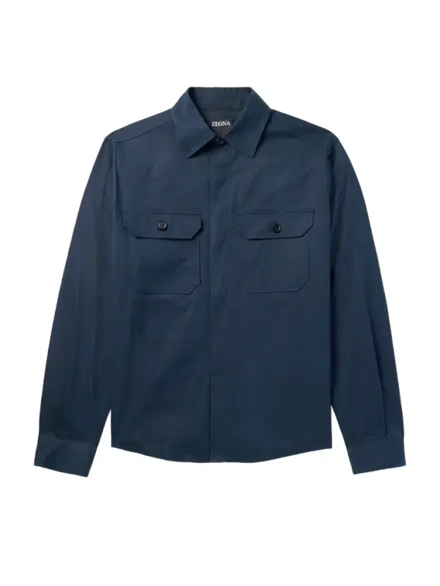 Cotton-Blend Twill Overshirt - Men