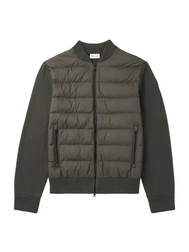 Moncler Quilted Shell-Panelled Virgin Wool Down Zip-Up Cardigan - Men
