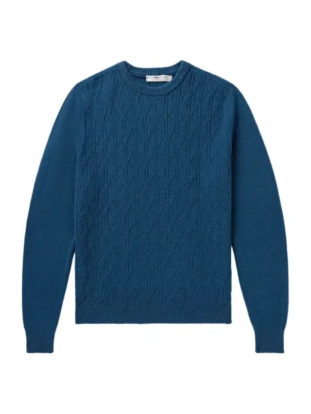 INIS MEAIN Slim-Fit Cable-Knit Merino Wool and Cashmere-Blend Sweater - Men