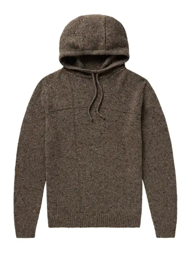 Lifeline Merino Wool and Cashmere-Blend Hoodie - Men