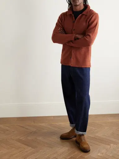 Inis Meáin Wool and Linen-Blend Cardigan - Men | Thumbnail 2 Inis Meáin Wool and Linen-Blend Cardigan - Men | Thumbnail 2