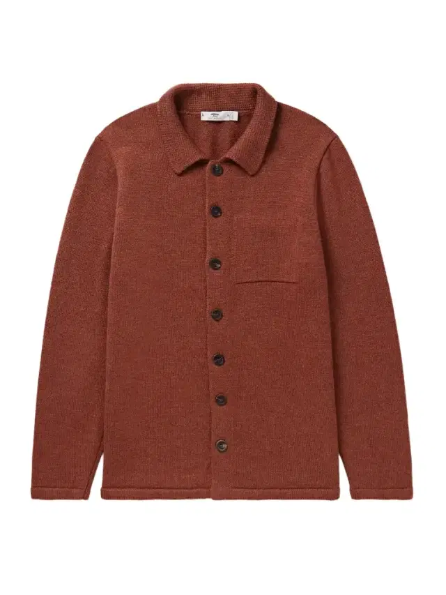 INIS MEAIN Wool and Linen-Blend Cardigan - Men