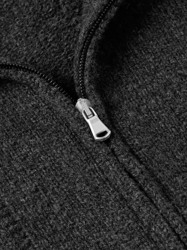 Inis Meáin Lifeline Merino Wool and Cashmere-Blend Zip-Up Cardigan - Men | Thumbnail 4 Inis Meáin Lifeline Merino Wool and Cashmere-Blend Zip-Up Cardigan - Men | Thumbnail 4