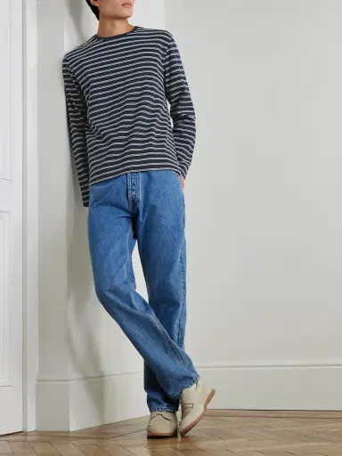 MR P. Striped Cotton-Jersey T-Shirt - Men | Thumbnail 2 MR P. Striped Cotton-Jersey T-Shirt - Men | Thumbnail 2