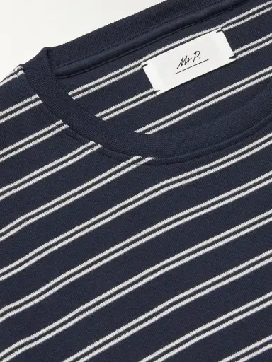MR P. Striped Cotton-Jersey T-Shirt - Men | Thumbnail 5 MR P. Striped Cotton-Jersey T-Shirt - Men | Thumbnail 5