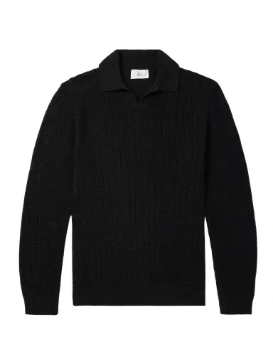 MR P. Open-Knit Wool Polo Shirt - Men | Thumbnail 1 MR P. Open-Knit Wool Polo Shirt - Men | Thumbnail 1