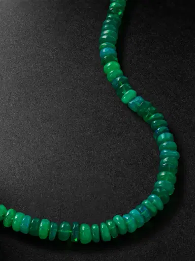 JIA JIA Jumbo Gold Opal Beaded Necklace - Men | Thumbnail 4 JIA JIA Jumbo Gold Opal Beaded Necklace - Men | Thumbnail 4